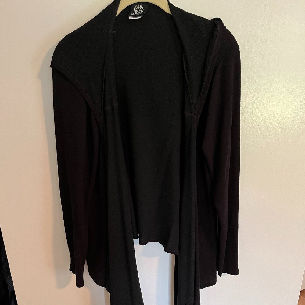 Draped, Hooded, Cardigan